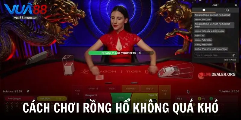 Cách chơi rồng hổ không quá khó, phù hợp với mọi người